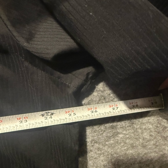 Van Heusen Flex Dress Shirt Mens XLT Tall 17-17.5 black button up Easy Care NWT - Picture 8 of 11